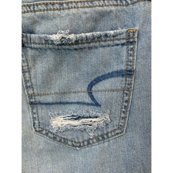 American Eagle Tomgirl S Distressed Women's Jeans - Picture 3 of 8
